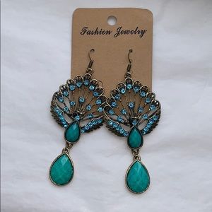 Peacock Earrings 🦚